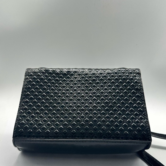 Tory Burch Black Small Quilted Women\'s Bag Long Strap Black with gold chain main image 1